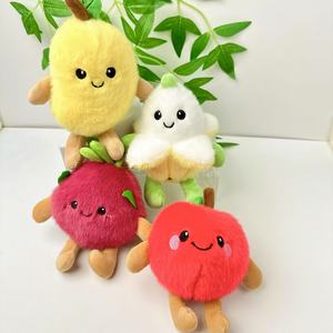 Pendentif mignon en forme de fruit, pomme, <span class=keywords><strong>banane</strong></span>, mangue, fruit du dragon, jouet en peluche, poupée, sac, pendentif, porte-clés - Product Image 2