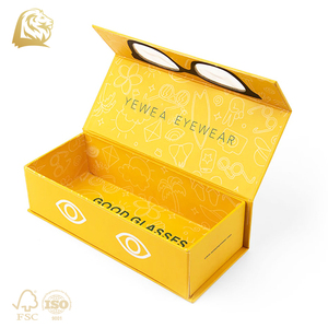 Caja de gafas de sol individual personalizada con forma de libro, embalaje magnético, cajas de gafas de sol de cartón múltiple con cierre magnético - Product Image 3