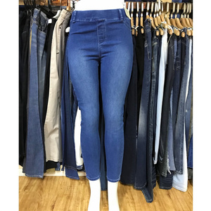 กางเกงยีนส์ทรงเอวสูงสำหรับผู้หญิง,กางเกงยีนส์ขายาวสำหรับผู้หญิงกางเกงมือ<span class=keywords><strong>สอง</strong></span>ดีไซน์แบบผสม - Product Image 4