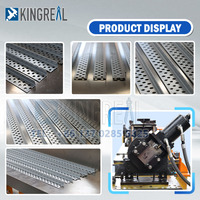 Máquina perfiladora de cantos metálicos para paneles de yeso de 1x1 y 2x2 pulgadas, máquina para fabricar cantos angulares para sistemas de tabiques de paneles de yeso y rieles de montaje