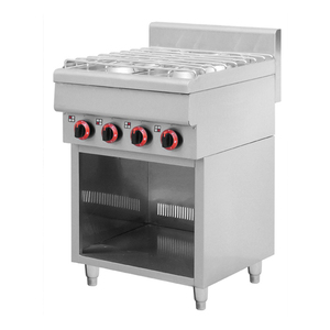 Parrilla de Gas con Piedra Volcánica y Mueble, Estufa Combinada 600, Equipo de Cocina - Product Image 5