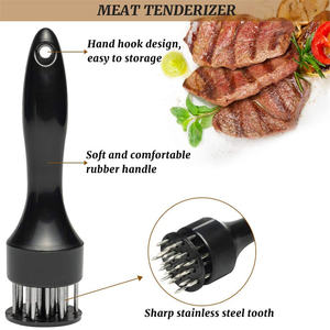 Profession Attendrisseur de viande Aiguille <span class=keywords><strong>Steak</strong></span> Côtelettes de porc Marteau à viande en vrac Grilles de barbecue Attendrisseur de viande en acier inoxydable Presse à <span class=keywords><strong>steak</strong></span> de boeuf - Product Image 3