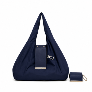 Sac à main hobo en nylon résistant à l'eau avec rabat en cuir, fabriqué en usine vérifiée |   Sac à bandoulière pour ordinateur portable de marque privée |   Échantillonnage en 7 à 10 jours - Product Image 6