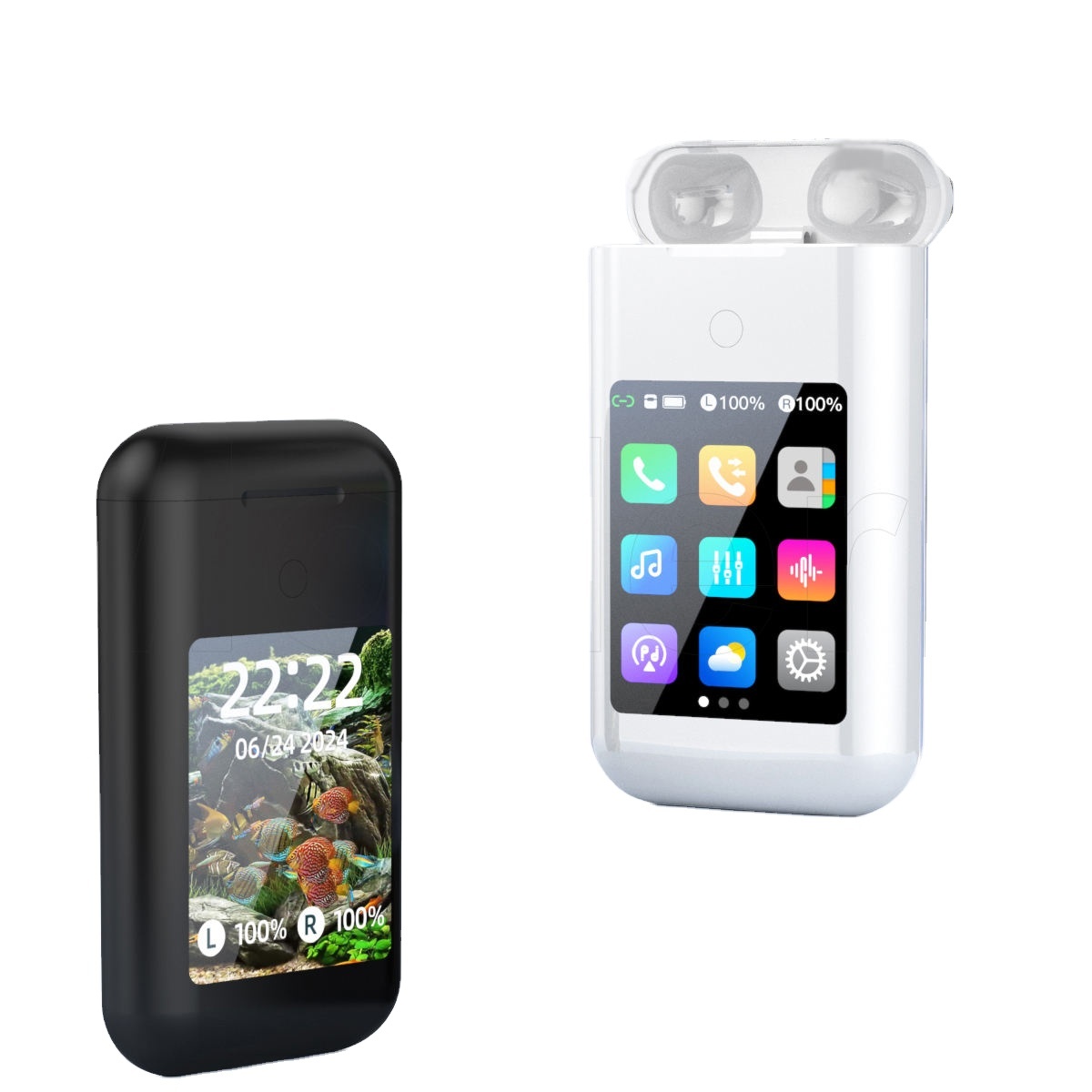A98 Box <strong>Anc</strong> <strong>Enc</strong> Wireless Earbuds + Power Bank + Flashlight 3-in-1 Touch Screen Earbud & Earphones With >5000mah <strong>Battery</strong> Capacity