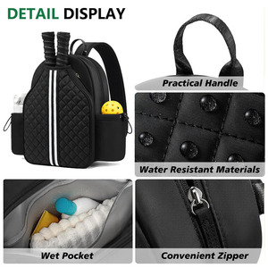 <span class=keywords><strong>Mochila</strong></span> para Raqueta de Tenis, Bolsa Bandolera para Pickleball, <span class=keywords><strong>Mochila</strong></span> Deportiva para Raquetas, para Mujeres y Hombres - Product Image 3
