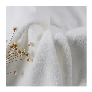 100%Cotton Abrasion-Resistant 500gsm Heavy Weight Double Side Knitted French Loop Cotton Terry Fabric for Bath Towel