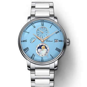 <span class=keywords><strong>Montre</strong></span> de luxe pour <span class=keywords><strong>femme</strong></span> en acier inoxydable, nouveau design, <span class=keywords><strong>mouvement</strong></span> entièrement <span class=keywords><strong>automatique</strong></span>, résistante à l'eau, montres de business en cuir - Product Image 5