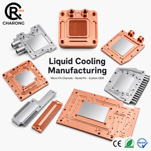 Pièces de refroidissement liquide, bloc d'eau, plaque froide, fraisage CNC, aluminium 7075, sur mesure OEM ODM pour PC, GPU, <span class=keywords><strong>serveur</strong></span> - Product Image 2