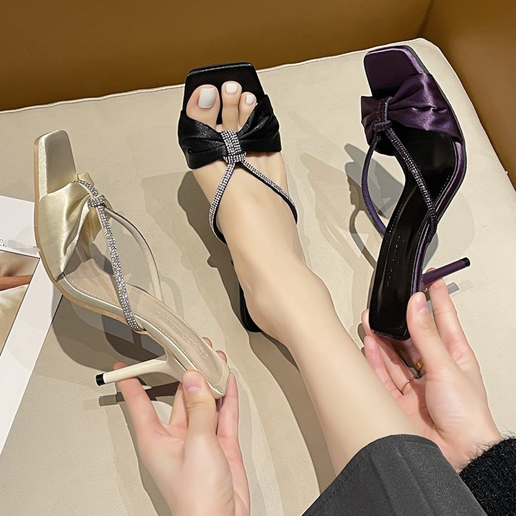 789 Summer Hot Selling Silk Ladies' Style Sandals with Design