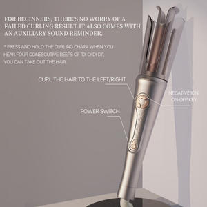 Venta Caliente Juego Profesional De Plancha De Rizos ekstra Larga portabel Giratoria untuk El Hogar 26 mm - Product Image 6