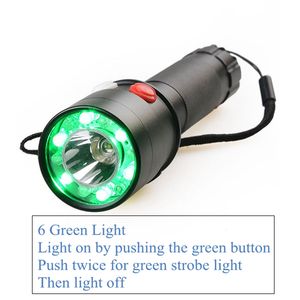 Lampe torche LED rechargeable à 3 couleurs changeantes, dôme de signalisation routière, rouge, blanc, vert, torche de signalisation ferroviaire, 1000 lm - Product Image 3