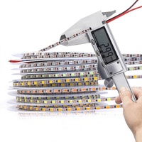 Bande LED ultra-fine 3 mm 5V 2835 pour décoration intérieure, 110 LED/m, découpable, flexible, alimentée par USB, indice de protection IP33, dimmable, 5 m