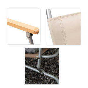 Muebles de Camping para Exteriores, Sillas Plegables con Marco de Aluminio, Silla de Playa Plegable Ajustable - Product Image 5
