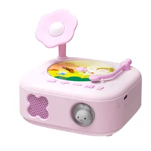 Venda quente Educação Infantil Crianças Aprendizagem Record Player Brinquedos Eletrônicos Personalizados História Flash Card Falando Aprendizagem Máquina