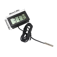 Thermomètre numérique LCD, capteur de température, thermomètre, thermostat, régulateur thermique, contrôleur, sonde avec câble de 3 m, TPM-10 FY-10