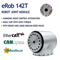 Moteur servo DC 400W 48V avec réducteur harmonique, module articulé pour bras robotique, étanche, rapport 50:1, arbre creux