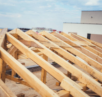 Viga de Techo de Pino Sólido de 47 x 145 mm, Viga de Techo de Pino Prefabricada para Estructura de Techo de Cabaña