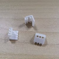 Connecteur IDC (pénétrant) rouge à pas de 2,54 mm, 4 broches, à 90 degrés, remplacement pour 3-640440-4