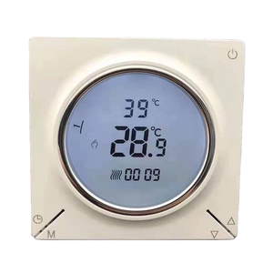 7 weekly programming lcd digital heating thermostat round boiler controller thermostat - Product Image 1
