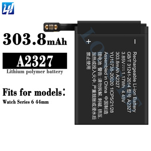 Batería de reloj de alta calidad A2327 para <span class=keywords><strong>IWatch</strong></span> Series <span class=keywords><strong>6</strong></span> 44mm 3,85 V 303,8 mAh Batería - Product Image 2