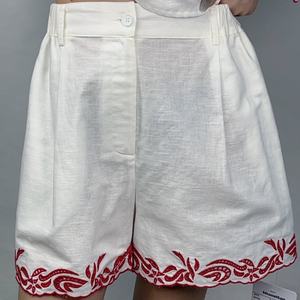 Ensemble deux pièces décontracté pour femme : chemise unie à manches longues et short ample – Nouvelle collection OEM - Product Image 4