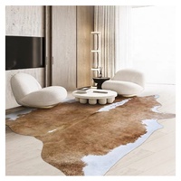 Fabrik benutzer definierte moderne Teppiche Home Wohnzimmer Teppich benutzer definierte Polyester Rindsleder Teppich