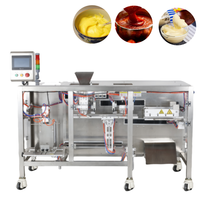 Machine d'emballage automatique multifonctionnelle pour sacs préformés en plastique/papier, de qualité alimentaire, facile à ajuster en termes de taille et dotée de fonctions de remplissage et de scellage.