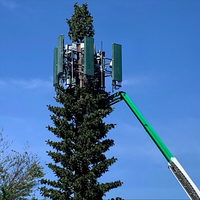 Tour de communication 5G bionique camouflage technologique professionnelle en forme de pin pour parcs nationaux et zones urbaines