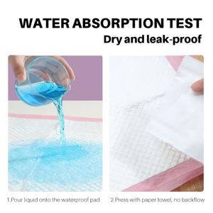 OEM Wasserdichte Medizinische Einweg-Unterlagen Saugfähige Bettlaken Inkontinenzauflagen für Erwachsene Seniorenpflege 60x90 Krankenhausgebrauch - Product Image 6