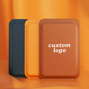 Porte-cartes magnétique en cuir PU pour iPhone 17 16 15 14 <span class=keywords><strong>Pro</strong></span> Max, design portefeuille magnétique, impression UV du logo - Product Image 3