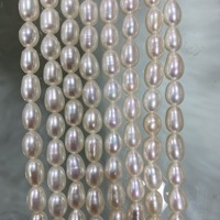 Vente en gros de perles d'eau douce naturelles baroques de qualité supérieure AAAA, 5-6 mm, bijoux en perles de cristal DS, fabrication de bijoux DIY