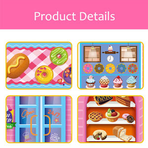 Tente de jeu portable pour enfants, maison de bonbons de simulation, facile à assembler, pour jeu de rôle bébé, espace privé, intérieur/extérieur, camping - Product Image 4
