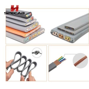 Cable Plano para Elevador TVVB con Refuerzo de Alambre de Acero, 24 y 30 Núcleos, Precio de Fábrica - Product Image 4