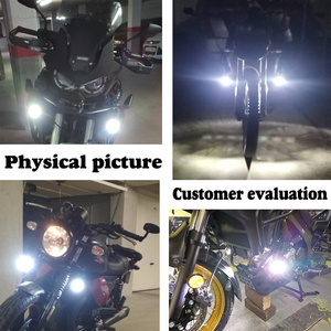Luces Auxiliares para Motocicleta, 40W, 6000K, Faros Antiniebla, Compatibles con R1200GS, F800, <span class=keywords><strong>Honda</strong></span> CRF1100L <span class=keywords><strong>Africa</strong></span> <span class=keywords><strong>Twin</strong></span> - Product Image 6