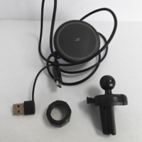 Support de chargeur sans fil magnétique ultra-résistant pour voiture, charge rapide 15W, rotation à 360 degrés, câble Type-C intégré, compatible iPhone 16/15/14/13/12