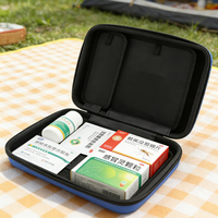 Trousse de premiers secours médicale portable en EVA personnalisée en usine, antichoc, multi-compartiments, étui d'organisation d'urgence