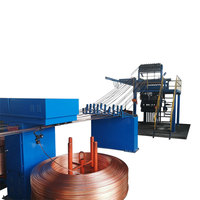 Máquina de fundición continua ascendente de varillas de cobre, línea de fundición ascendente de cobre de desecho
