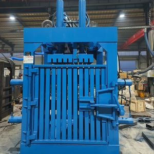 Easy Operation Vertical Hydraulic Baler for Garment Waste Auto Tie and PLC Control Low Noise Vertical Hydraulic <strong>Baling</strong> <strong>Machine</strong> - Product Image 2