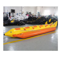 Bateau banane gonflable personnalisé pour 8, 10 ou 12 personnes, sports nautiques, bateau volant gonflable, bateau banane gonflable