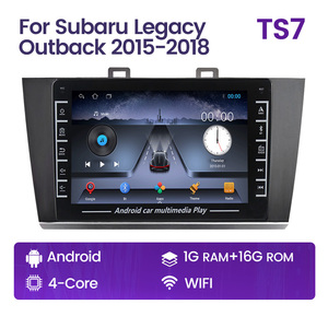 Lecteur dvd de voiture AM FM, autoradio pour Subaru Legacy <span class=keywords><strong>Outback</strong></span> 2015 2016 2017 <span class=keywords><strong>2018</strong></span> IPS QLED carplay, système stéréo vidéo de voiture - Product Image 4