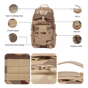 Mochila Táctica Impermeable de Camuflaje Lupu Tactical BL021 para Actividades de Senderismo al Aire Libre - Product Image 4