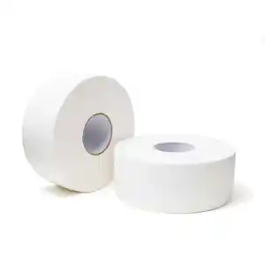 China Fabriek Groothandel Doorspoelbare Gerecycleerde Pulp 1/2laags Jumbo Rol Toiletpapier Tissue
