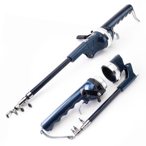 Canne à pêche pliable Wildtrek avec moulinet intégré 1,38 m – Combo portable pour voyage, <span class=keywords><strong>camping</strong></span>, cadeau, carpe crucian, ruisseau - Product Image 6