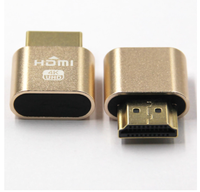 Stock suffisant Affichage virtuel HDMI 4K HDMI DDC EDID Prise factice Affichage EDID Triche Prise virtuelle Adaptateur d'émulateur factice HDMI