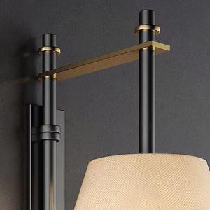 American Home Decor Indoor <b>Light</b> Fixture Sconce Fabric Wall for <b>Dining</b> Bedroom Hotel Livingroom Middle for Easy Installation - Product Image 5