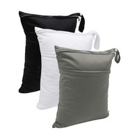 EASYMOM-Sac à langer imperméable et réutilisable avec 2 poches, 30x40cm, grande taille