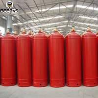 Haute Qualité 40Bar Haute Pureté Sans Soudure Cylindre 99.9% Pureté 40L Gaz Acétylène