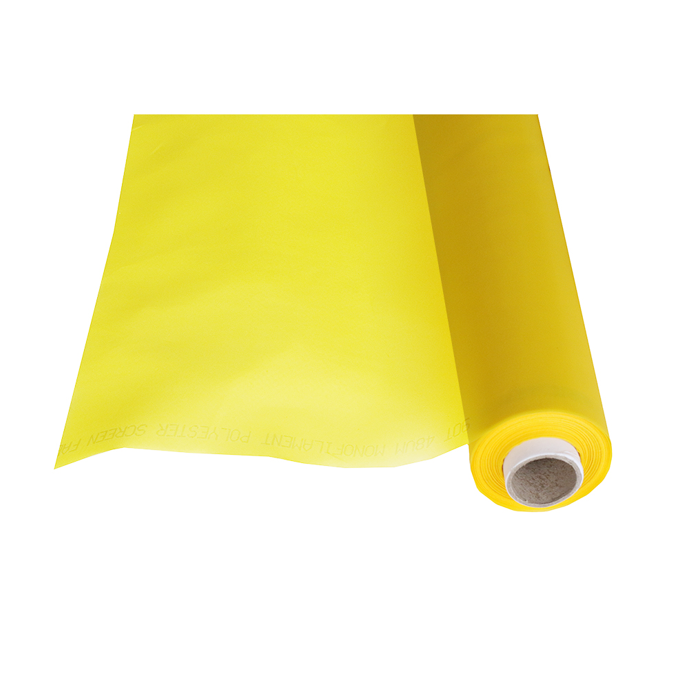 Good Quality White &yellow 72-77T 100% Polyester Screen Printing Mesh for Hot Sale 72T 77T