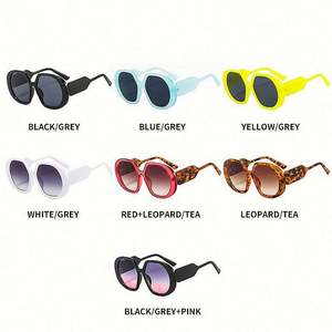 Lunettes de soleil carrées surdimensionnées irrégulières élégantes de style vintage 2022 pour femmes - Product Image 6