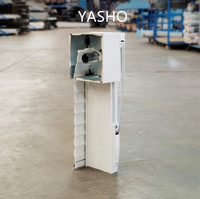 Volets à lamelles horizontales en aluminium modernes, volets roulants automatiques pour fenêtres, écologiques et durables